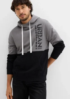 Clearance Kapuzensweatshirt, Slim Fit Herren Große Größen|Sportbekleidung