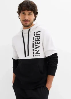 Herren bonprix Sweat|Sportbekleidung|Kapuzensweatshirt, Slim Fit