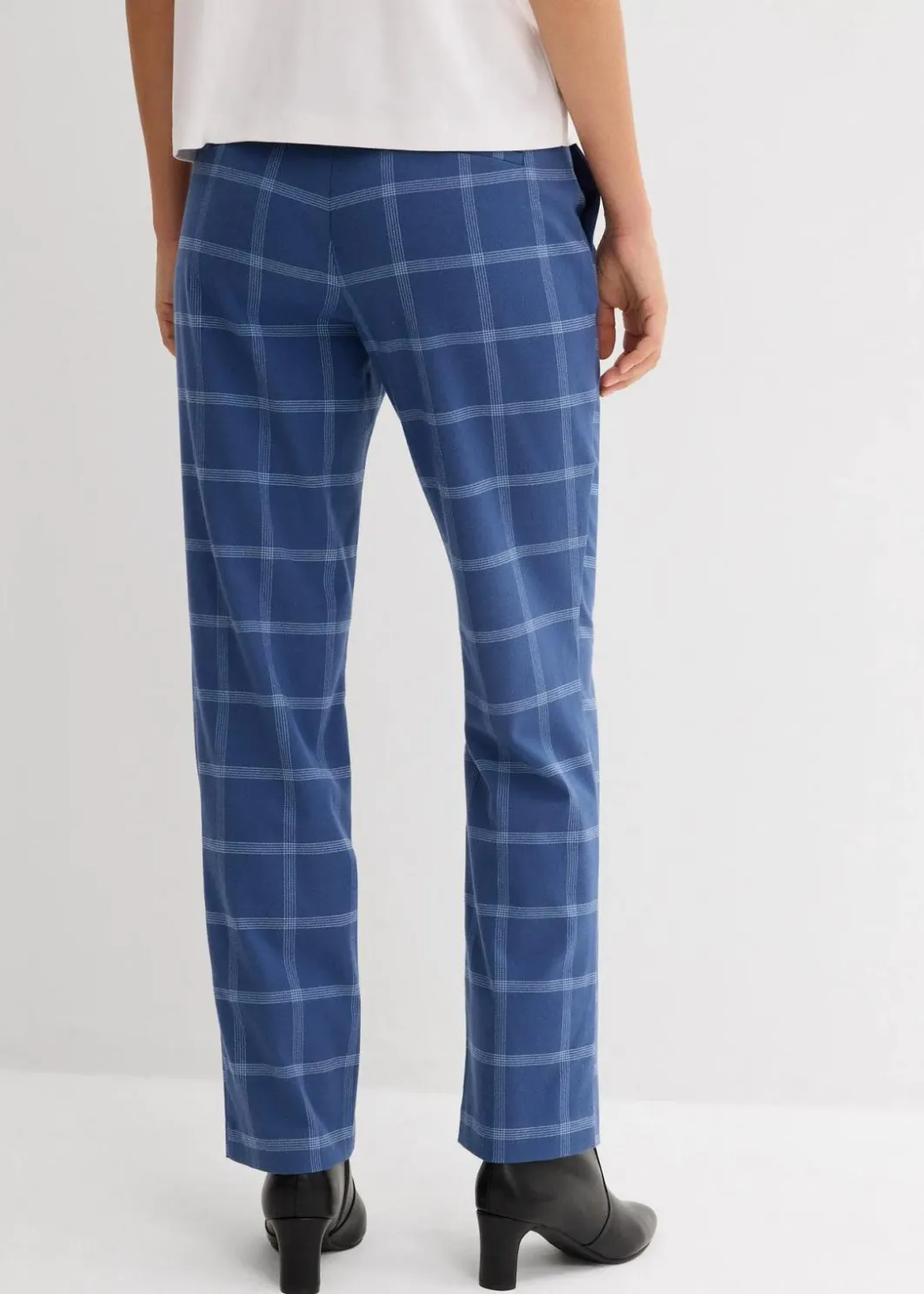 Damen bonprix Bekleidung·Kleider|Nachhaltigere Materialien|Karierte Chinohose