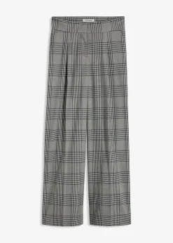 Damen bonprix Bekleidung·Kleider|Zweiteiler & Sets|karierte Marlenehose