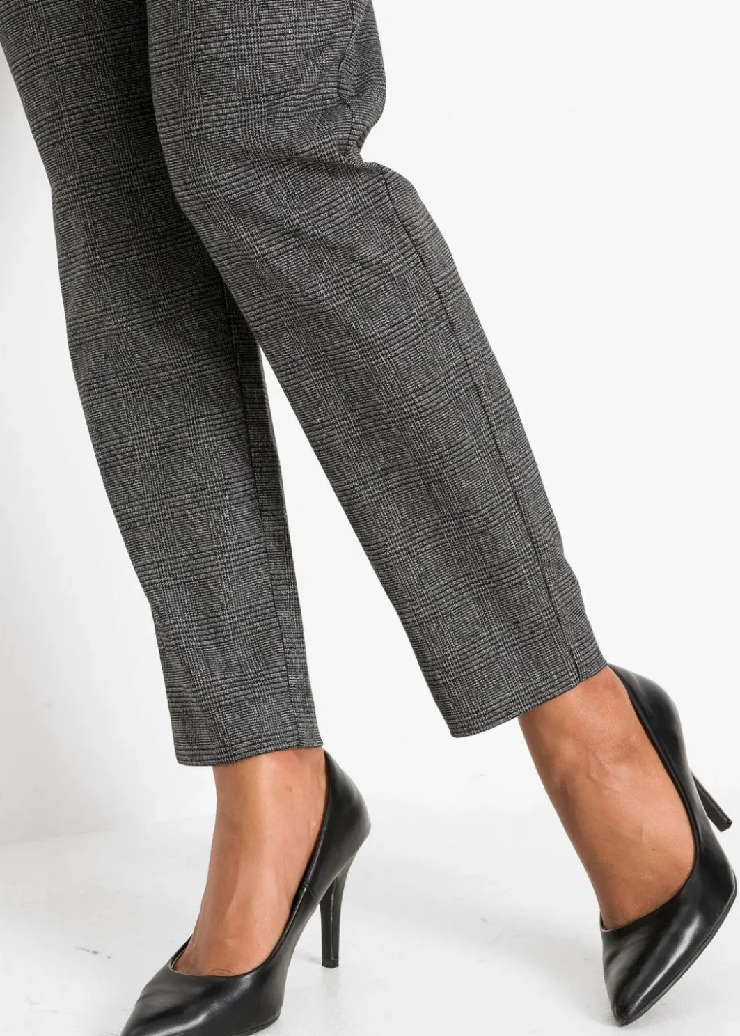 Damen bonprix Bekleidung·Kleider|Hosen|Karo-Chinohose