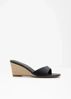 Hot Keilpantoletten in Bast-Optik Damen Strandmode|Sommerschuhe