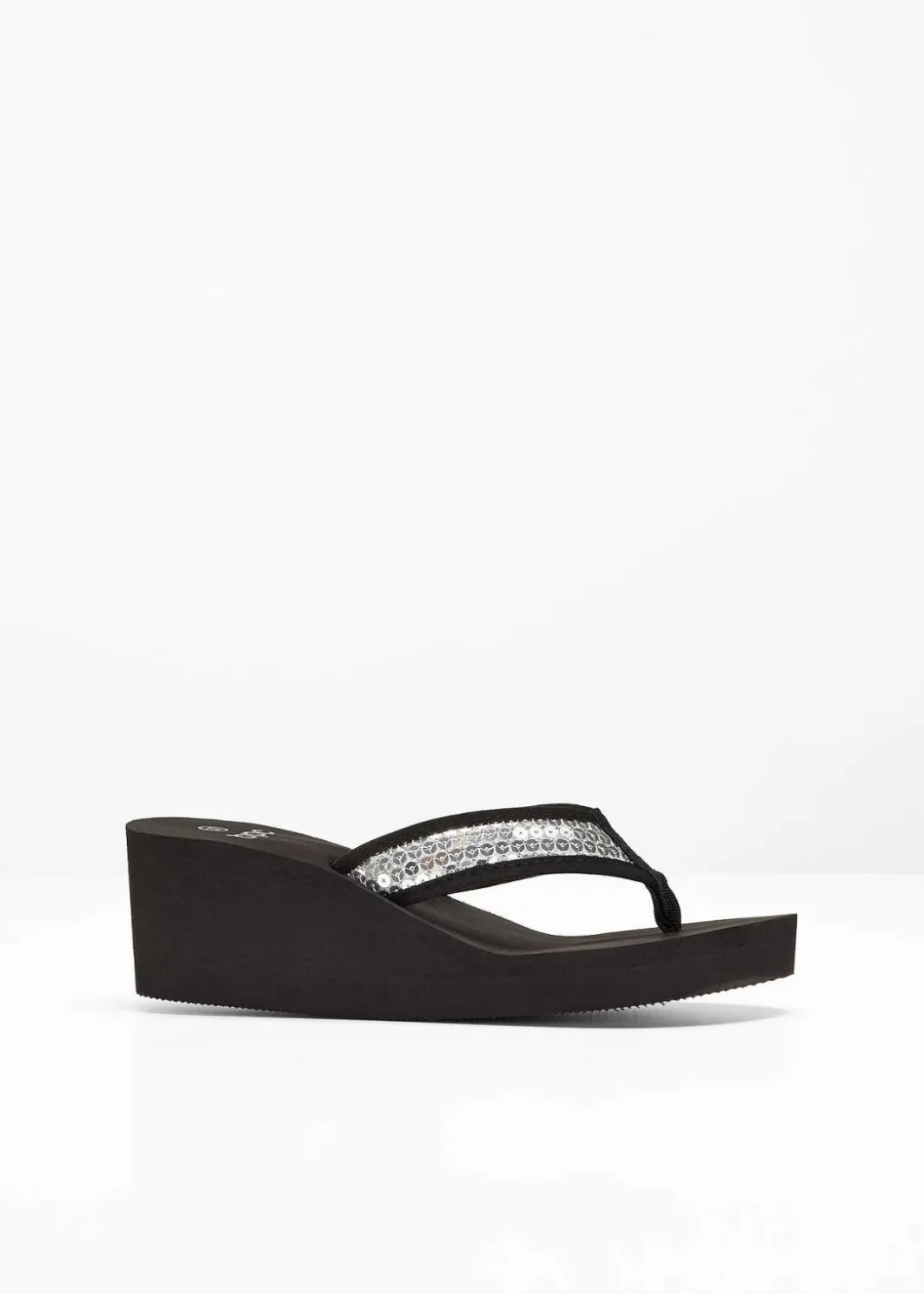 New Keilpantoletten mit Pailletten Damen Strandmode|Sommerschuhe