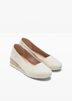 Outlet Keilpumps in Bastoptik Damen Pumps