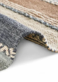bonprix Kelim-Teppiche|Flachgewebe-Teppiche|Kelim-Teppich mit Streifen in sanften Naturtönen