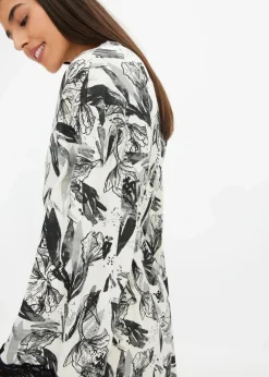 Kimono Bademantel aus softem Viskose-Mix Damen Wäsche·Bademäntel|Bademäntel