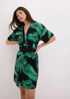 Damen bonprix Zweiteiler & Sets|Blusen & Tuniken|Kimono-Bluse aus fließender Viskose