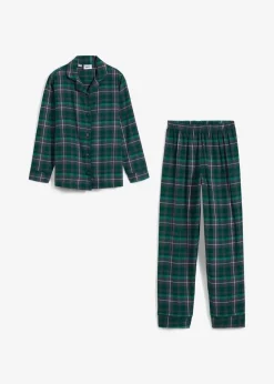 Kinder bonprix Jungen·Nachtwäsche|Mädchen·Nachtwäsche|Kinder Pyjama aus gewebten Flanell (2-tlg. Set)