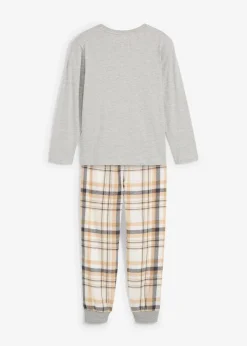 Hot Kinder Pyjama mit Flanellhose (2-tlg. Set) Kinder Jungen·Nachtwäsche|Mädchen·Nachtwäsche