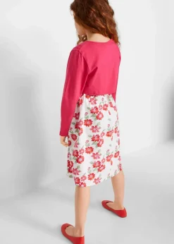 Kinder bonprix Mädchen 9-16 Jahre·Kleider & Jumpsuits|Kleid + Gürtel + Bolero (3-tlg. Set)