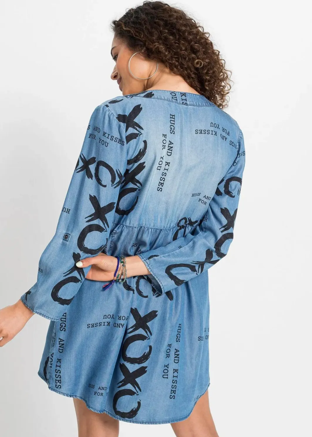 Damen bonprix Nachhaltigere Materialien|Kleider|Kleid aus fließendem Lyocell