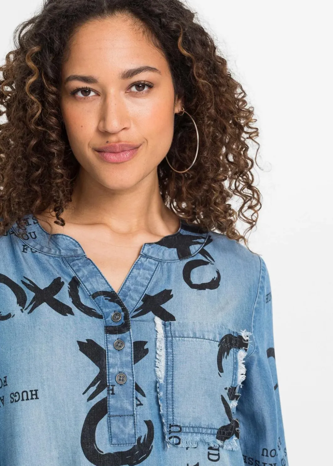 Damen bonprix Nachhaltigere Materialien|Kleider|Kleid aus fließendem Lyocell