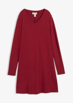 Damen bonprix Bekleidung·Pullover & Strickjacken|Kleider|Kleid aus fließendem Viskose-Mix
