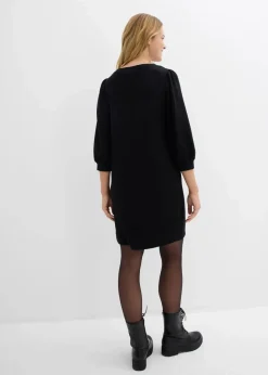Clearance Kleid aus fließendem Viskose-Mix Damen Bekleidung·Pullover & Strickjacken|Kleider