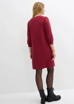 Discount Kleid aus fließendem Viskose-Mix Damen Kleider|Bekleidung·Pullover & Strickjacken