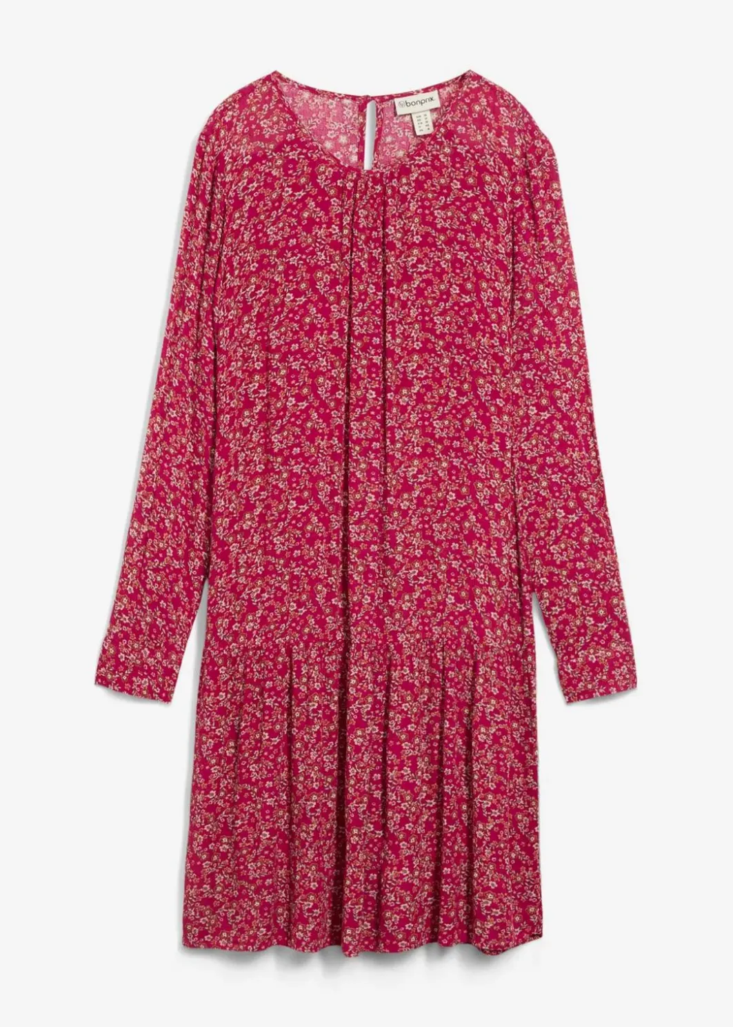 Damen bonprix Kleider|Nachhaltigere Materialien|Kleid aus fließender Viskose