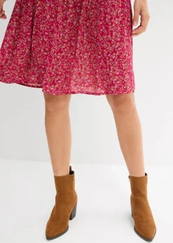 Damen bonprix Kleider|Nachhaltigere Materialien|Kleid aus fließender Viskose
