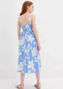 Kinder bonprix Mädchen 9-16 Jahre·Kleider & Jumpsuits|Kleid aus fließender Viskose