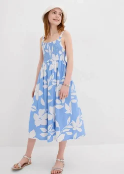 Kinder bonprix Mädchen 9-16 Jahre·Kleider & Jumpsuits|Kleid aus fließender Viskose