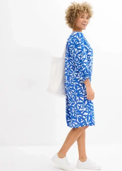 Damen bonprix Kleider|Bekleidung·Pullover & Strickjacken|Kleid aus fließender Viskose