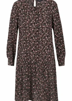 Damen bonprix Bekleidung·Pullover & Strickjacken|Nachhaltigere Materialien|Kleid aus fließender Viskose