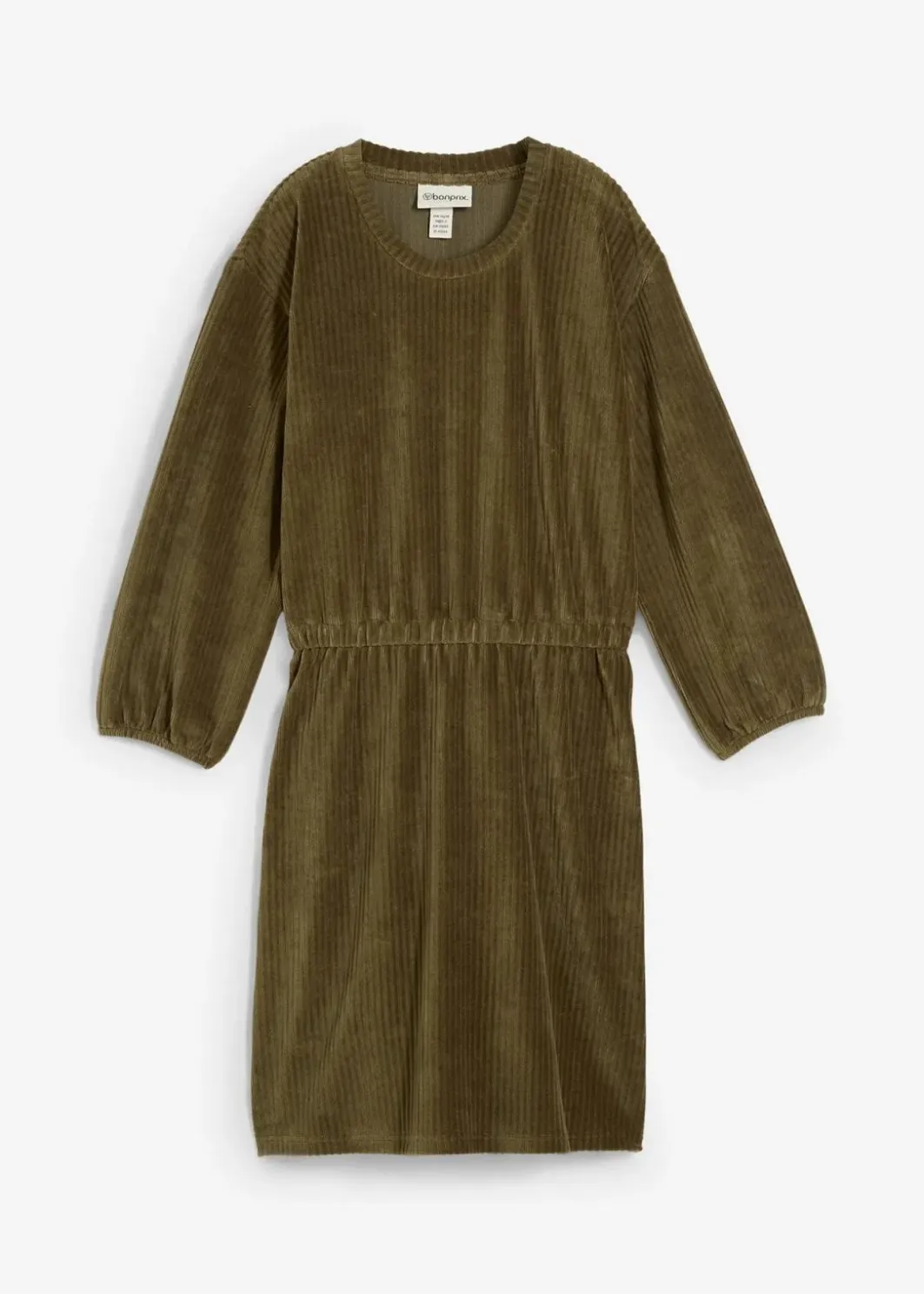 Sale Kleid aus Jersey-Cord Damen Bekleidung·Pullover & Strickjacken|Kleider