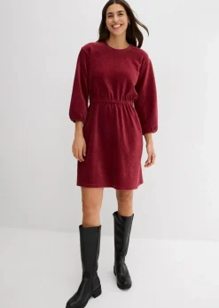 Hot Kleid aus Jersey-Cord Damen Kleider|Bekleidung·Pullover & Strickjacken