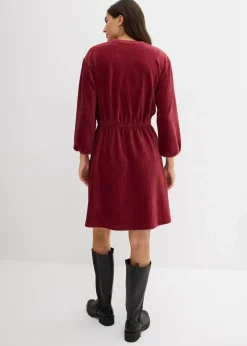 Hot Kleid aus Jersey-Cord Damen Kleider|Bekleidung·Pullover & Strickjacken