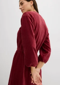 Hot Kleid aus Jersey-Cord Damen Kleider|Bekleidung·Pullover & Strickjacken