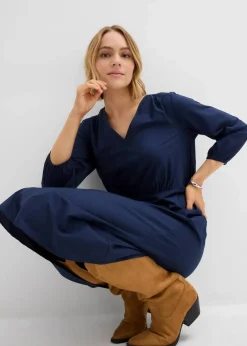 Damen bonprix Bekleidung·Pullover & Strickjacken|Kleider|Kleid aus reiner Baumwolle