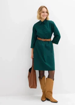 Online Kleid aus reiner Baumwolle Damen Bekleidung·Pullover & Strickjacken|Kleider