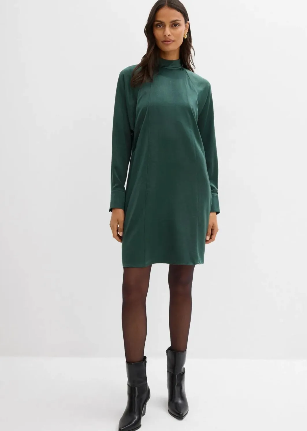 New Kleid aus Viskose-Mix Damen Bekleidung·Pullover & Strickjacken|Kleider