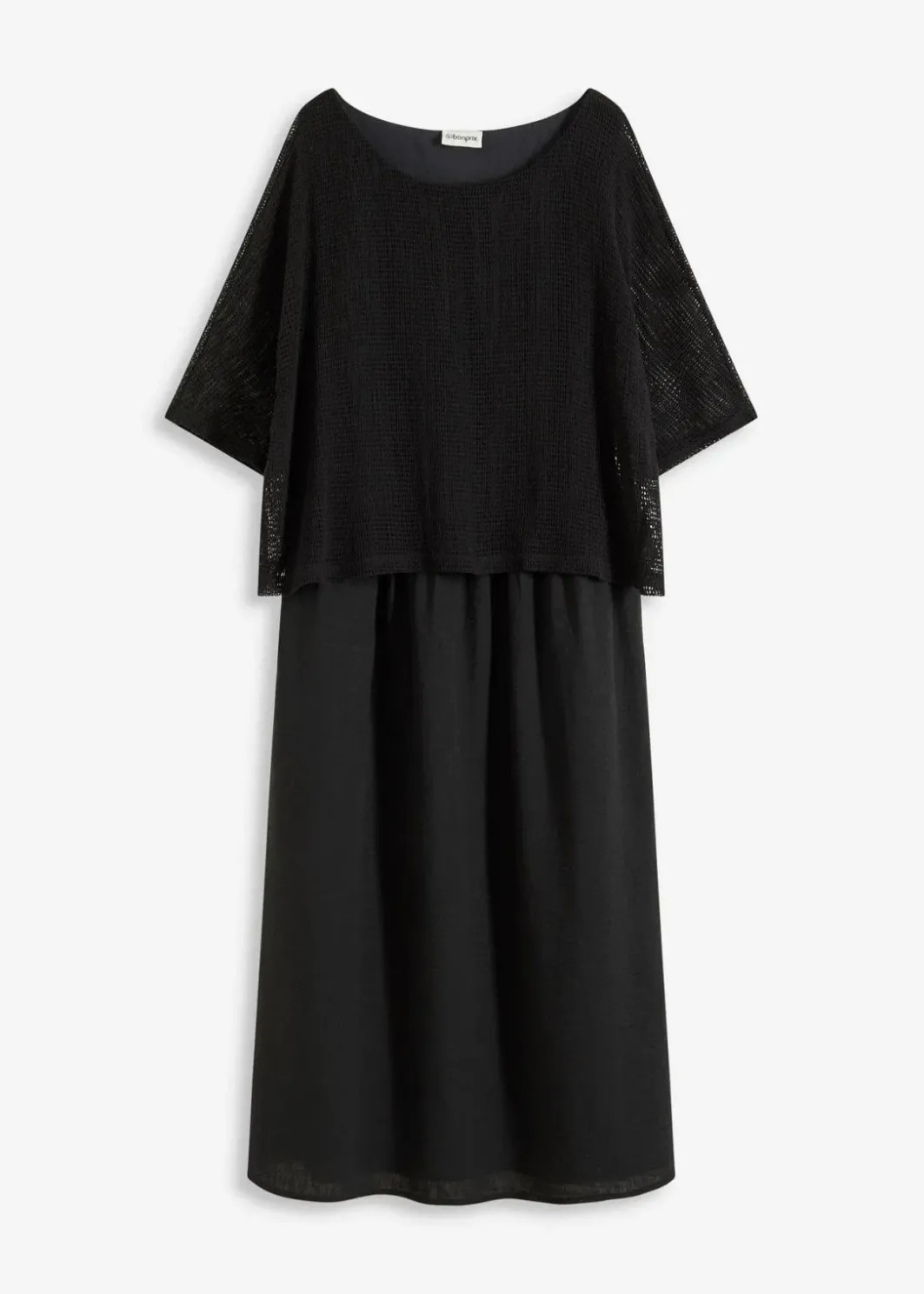 Clearance Kleid in 2 in 1 Optik Damen Kleider|Bekleidung·Pullover & Strickjacken
