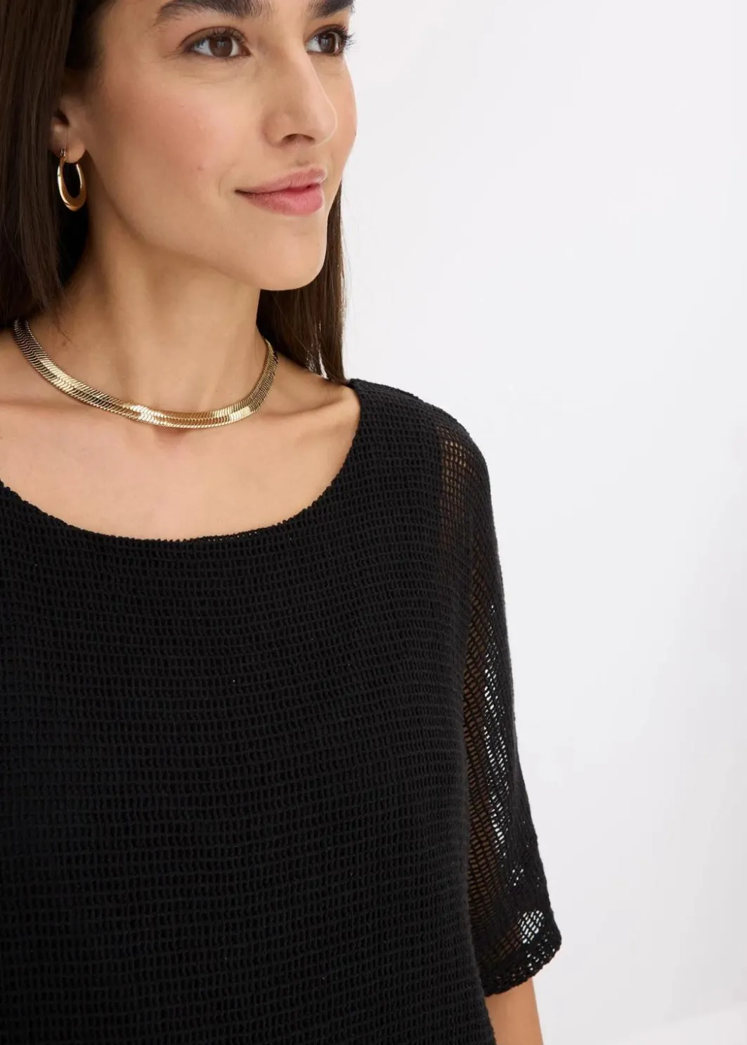 Clearance Kleid in 2 in 1 Optik Damen Kleider|Bekleidung·Pullover & Strickjacken