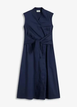 Online Kleid mit Bindedetail Damen Bekleidung·Pullover & Strickjacken|Kleider