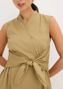 New Kleid mit Bindedetail Damen Kleider|Bekleidung·Pullover & Strickjacken
