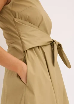 New Kleid mit Bindedetail Damen Kleider|Bekleidung·Pullover & Strickjacken