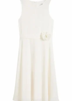 Kinder bonprix Mädchen 9-16 Jahre·Kleider & Jumpsuits|Kleid mit Blumen-Applikation