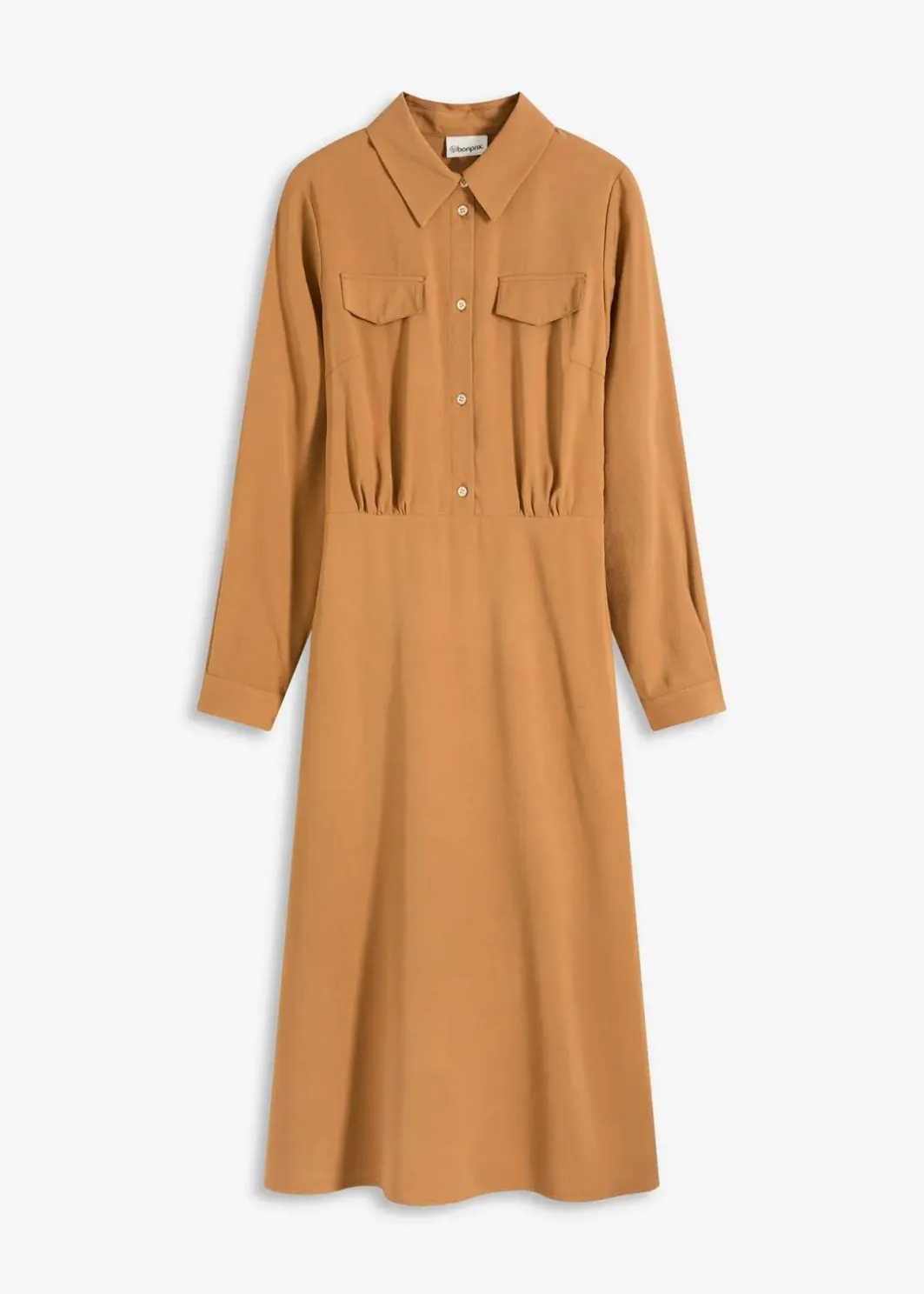 Damen bonprix Bekleidung·Pullover & Strickjacken|Kleider|Kleid mit Hemdkragen