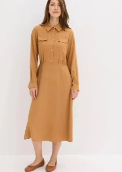 Damen bonprix Bekleidung·Pullover & Strickjacken|Kleider|Kleid mit Hemdkragen