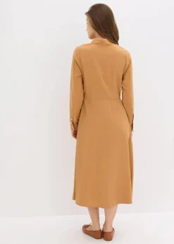 Damen bonprix Bekleidung·Pullover & Strickjacken|Kleider|Kleid mit Hemdkragen