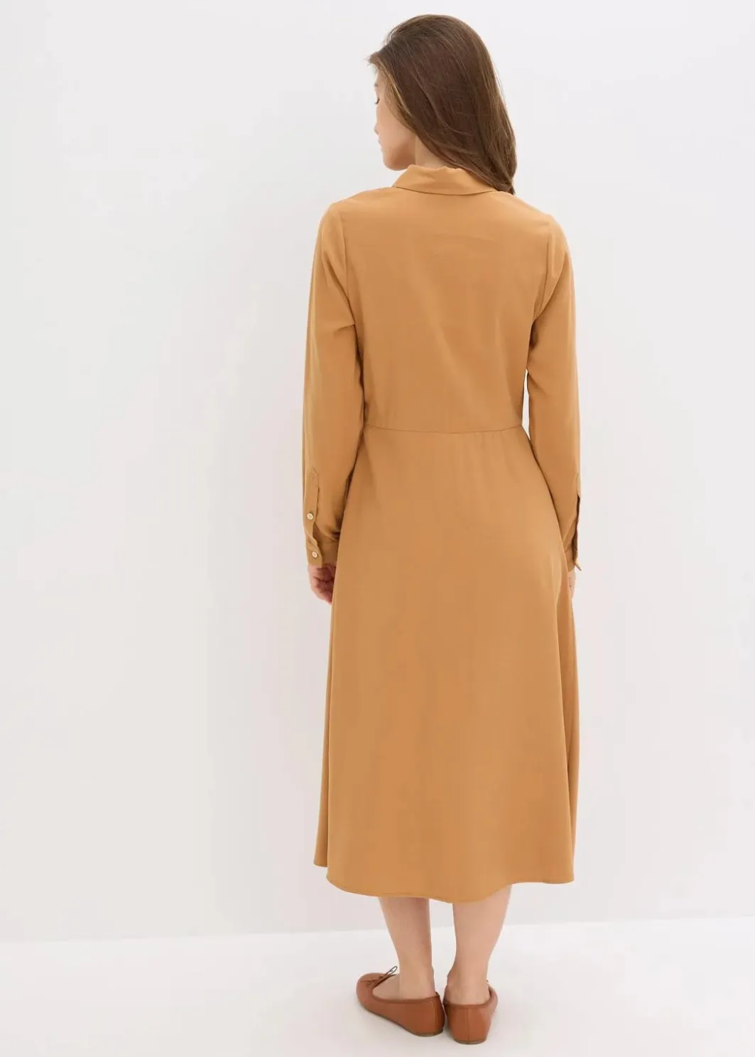 Damen bonprix Bekleidung·Pullover & Strickjacken|Kleider|Kleid mit Hemdkragen