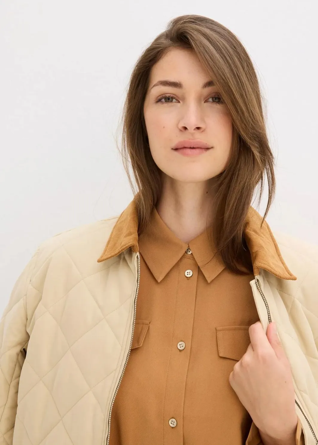 Damen bonprix Bekleidung·Pullover & Strickjacken|Kleider|Kleid mit Hemdkragen