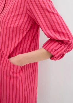 Best Kleid mit Hemdkragen aus reiner Baumwolle Damen Kleider|Bekleidung·Pullover & Strickjacken