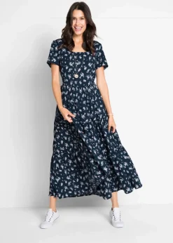 Sale Kleid mit kurzen Ärmeln Damen Bekleidung·Pullover & Strickjacken|Kleider