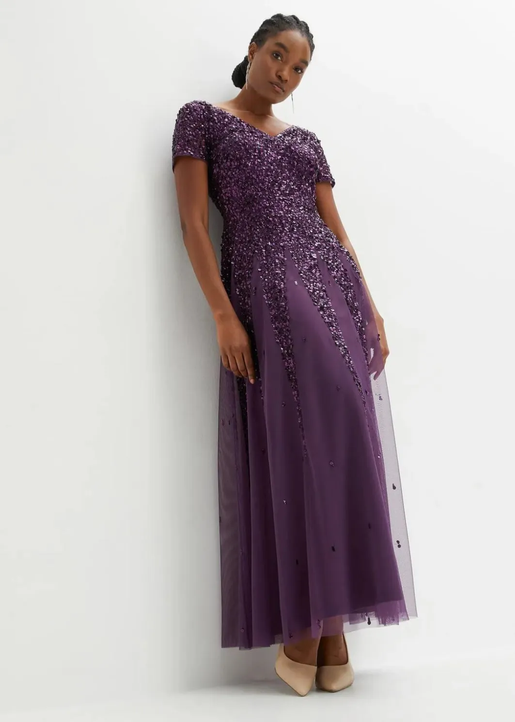 Kleid mit Pailletten Damen Kleider|Festliche Mode