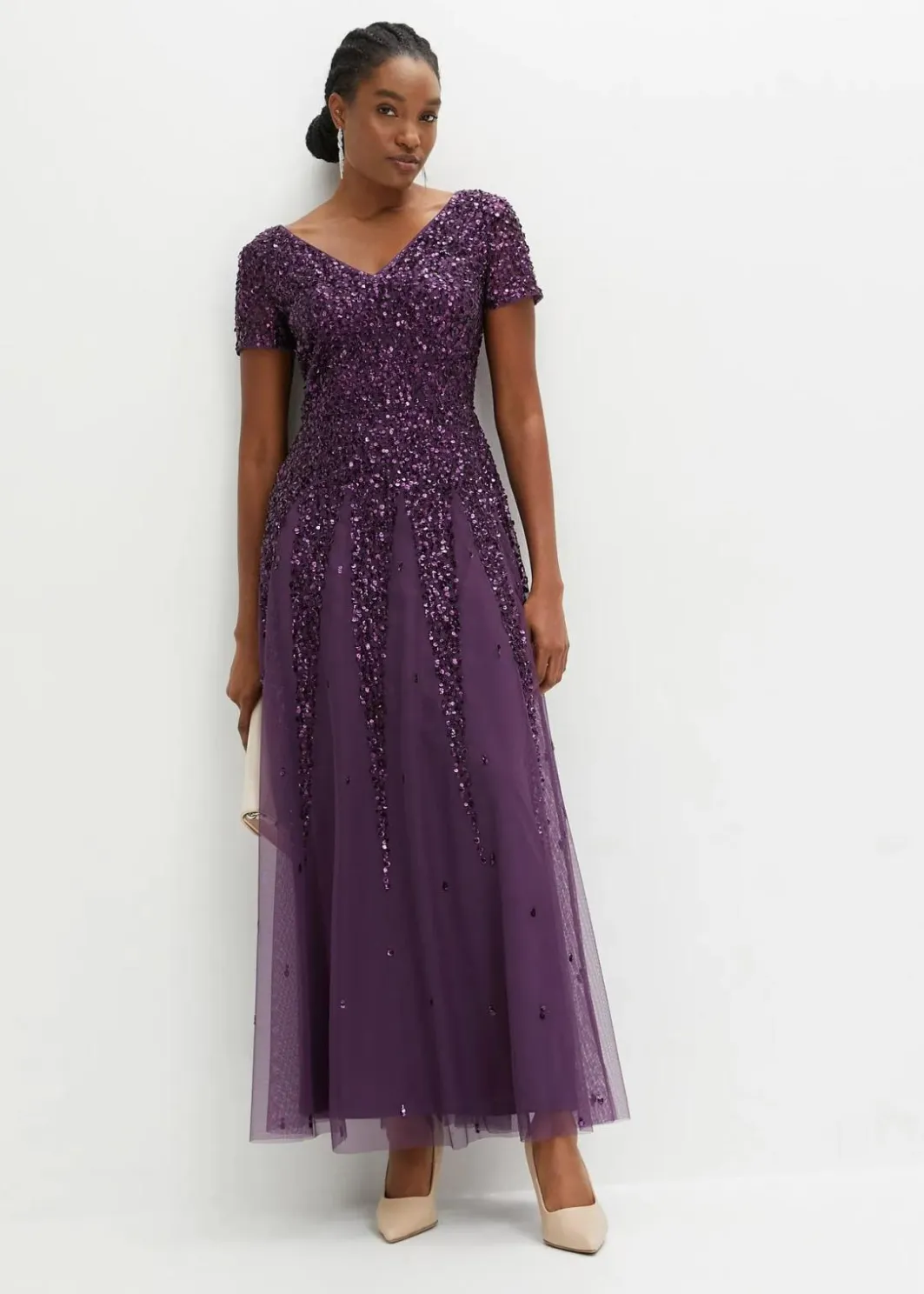 Kleid mit Pailletten Damen Kleider|Festliche Mode