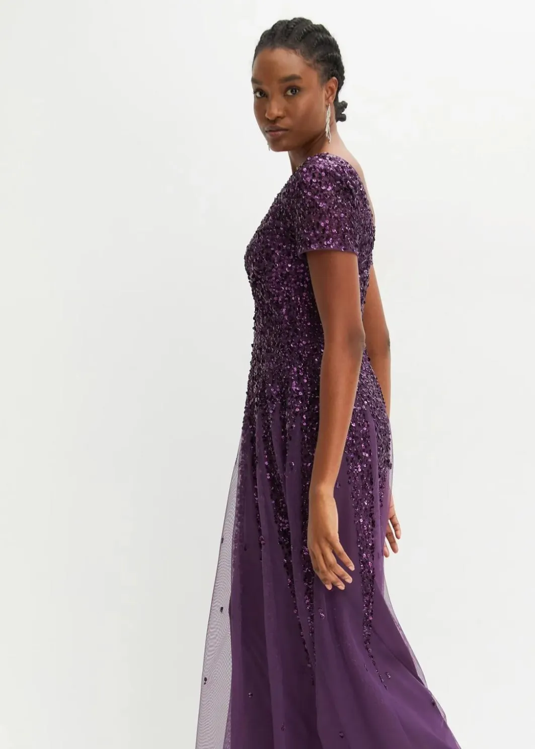 Kleid mit Pailletten Damen Kleider|Festliche Mode