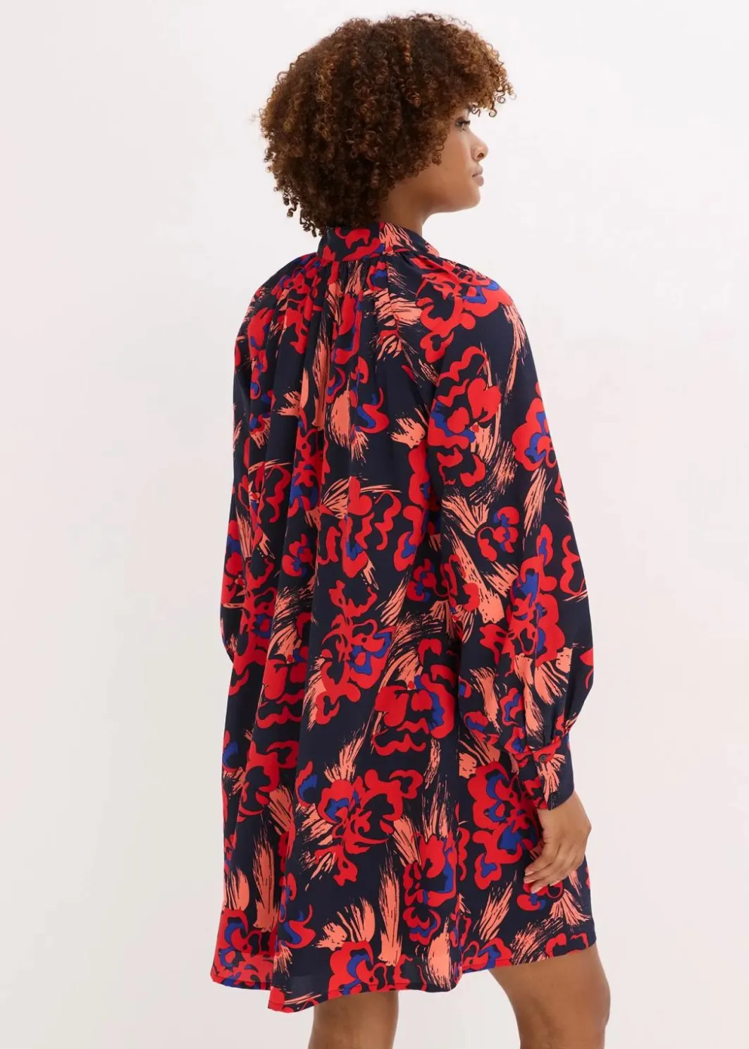 Damen bonprix Bekleidung·Pullover & Strickjacken|Kleider|Kleid mit Schluppenkragen