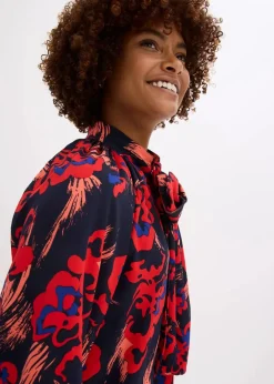 Damen bonprix Bekleidung·Pullover & Strickjacken|Kleider|Kleid mit Schluppenkragen